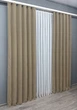 Комплект готовых штор VR-Textil Микровелюр Petek YL № 1804ш Капучино 150х295 см 2 шт (33-0778) - изображение 4