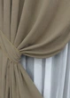Комплект готовых штор VR-Textil Микровелюр Petek YL № 1804ш Капучино 150х295 см 2 шт (33-0778) - изображение 5