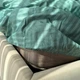 Простынь на резинке Lavson из мерсеризованного страйп сатина120х200х25 Ментол - изображение 3