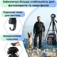 Професійний високий штатив від 60 до 205 см для камери фотоапарата з тримачем для телефону з поворотною головкою 360° для панорамної зйомки трипод Tripod BlackPro Max200 - зображення 7