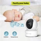 Відеоняня з великим дисплеєм Baby Monitor SM650 5-дюймовий HD монітор для догляду за дитиною - зображення 2