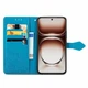 Чехол Vintage для OPPO A3X / CPH2641 книжка кожа PU с визитницей голубой - изображение 4