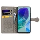 Чехол Embossed Cat and Dog для Samsung Galaxy A17 / A175 книжка кожа PU с визитницей серый - изображение 2