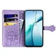 Чохол Embossed Cat and Dog для Infinix GT 20 Pro / X6871 книжка шкіра PU з візитницею фіолетовий - зображення 2