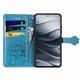 Чохол Embossed Cat and Dog для Xiaomi Redmi Note 14 4G EU Version книжка шкіра PU з візитницею блакитний - зображення 2