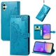 Чехол Vintage для Samsung Galaxy A07 / A075 книжка кожа PU с визитницей голубой - изображение 3