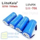 Акумулятор 32700 LiitoKala Lii-70A-N LiFePO4 3.2В 7000 мАг з контактами під пайку - зображення 2