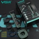 Машинка для стрижки VGR V-696, аккумуляторная с LED-дисплеем, 4 насадки, турборежим - изображение 5