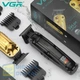 Триммер VGR V-904 GOLD, аккумуляторный BLDC-мотор 10000 об/мин, DLC лезвия, LED-дисплей, 4 насадки - изображение 5