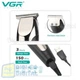 Триммер VGR V-059, 4 насадки, аккумуляторный, LED-дисплей - изображение 5