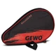 Чехол для ракетки Gewo Round Cover Wave с отделением для мячей Black/Red (931256) - изображение 1