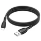 Дата кабель Borofone BX86 Advantage USB to Lightning (1m) (Black) (232698) - изображение 3