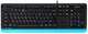 Клавіатура A4-Tech FK10 Blue - зображення 1