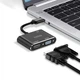 USB 3.0 хаб для ноутбука на 3 порта Digital Lion MH12 Разветвитель для передачи видео с HDMI+VGA - изображение 3
