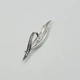 Брошка-шпилька срібна з кубічним цирконієм "Кармен" 3,79 г - зображення 3