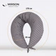 Подушка для беременных и кормления MirSon №5016 Color Line 17-0601 Stripe Gray 30х170 см (2200010969764) - изображение 3