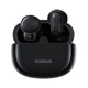 Бездротові навушники Bluetooth Baseus Bowie E11 True Wireless Earphones |TWS навушники, портативні, Bluetooth 5.3, 40/400mAh, USB Type-C, до 7 годин відтворення, 2 вбудовані мікрофони, сенсорне управління, ENC| Чорний - зображення 1