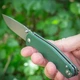 Нож складной Ganzo G6804-GR, сталь 8Cr14Mov, G10 Зеленая - изображение 4