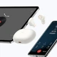 Бездротові Bluetooth навушники Baseus Bowie WM05 |TWS навушники, вакуумні, Bluetooth 5.2, 35/400mAh, USB Type-C, до 5 годин роботи, 4 вбудовані мікрофони, швидка зарядка, сенсорне керування, активне шумозаглушення ANC| Білий - зображення 3