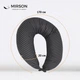 Подушка для беременных и кормления MirSon №5017 Color Line 17-0611 Stripe Black 30х170 см (2200010969771) - изображение 4