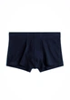 Набор коротких трусов боксеров H&M М 3 шт striped dark blue 0173 - изображение 3