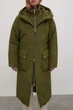Длинная зимняя женская куртка Finn Flare FWB51050-908 Down fill зеленая 2XL - изображение 3