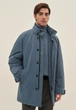 Удлиненная мужская демисезонная куртка Finn Flare FAD21002-105 голубая XL - изображение 2