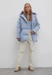 Удлиненный женский пуховик oversize Finn Flare FWB11024-124 голубой XL/2XL - изображение 2