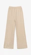 Брюки палаццо однотонные женские 0525 XL Бежевый shop (2000999177385) - изображение 4