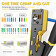 Обжимной инструмент RJ-45/11 CAT6/CAT5 для снятия изоляции сетевого кабеля и обжима 6P/8P - изображение 3