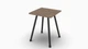 Табурет Ferrum-decor 430x320x320 Чорний метал ДСП Дуб Сонома Трюфель 16 мм (FRD-104641) - изображение 1