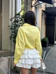 Жіночі короткі шорти з рюшами Uaclothes 44-46 Молочний (like33947-143541357) - изображение 4