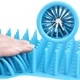 Лапомойка Lapomover Soft Gentle Bol велика з силіконовими ворсинками для очищення лап від бруду блакитна - зображення 3