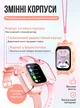 Дитячий розумний GPS годинник G99 з сим картою, смарт-годинник з 4G Відеодзвінком, вологозахистом і змінним корпусом (Pink) - зображення 2