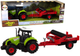 Zabawka LEAN Toys Traktor z kultywatorem oraz ze światłami i dźwiękami Zielony 15219 (5905515356046) - obraz 2