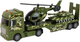 Zestaw zabawek LEAN Toys Militarny Czołg z napędem frykcyjnym + Helikopter + Ciężarówka 15483 (5905515358613) - obraz 3