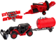 Zestaw traktorów LEAN Toys Pojazdy rolnicze metalowe 12 szt 13259 (5905323214613) - obraz 3