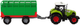 Zabawka LEAN Toys Farma Traktor z przyczepką 15222 (5905515356077) - obraz 7