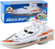 Zabawka LEAN Toys Łódź motorówka na baterie pływająca wodna Biała 24205 (5905991053514) - obraz 2