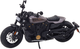 Zabawka LEAN Toys Motocykl chopper metalowy ze światłami i dźwiękami z szarymi elementami 1:12 Czarny 22617 (5905991049661) - obraz 3