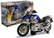 Іграшка LEAN Toys Мотоцикл на батарейках зі світлом і музикою Синій 6733 (5905323219335) - зображення 2