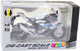 Zabawka LEAN Toys Motocykl S1000 sportowy metalowy ze światłami i dźwiękami 1:12 Biały 22625 (5905991049746) - obraz 1