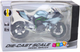 Іграшка LEAN Toys Спортивний мотоцикл з металу зі світлом і звуками 1:12 Срібний 22604 (5905991049531) - зображення 1