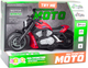Іграшка LEAN Toys Іграшковий мотоцикл на батарейках з приводом, світлом і звуками Червоний 24208 (5905991053545) - зображення 1