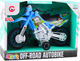 Іграшка LEAN Toys Мотоцикл для кросу з приводом світлом і звуками Синій 24214 (5905991053606) - зображення 1