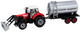 Traktor rolniczy LEAN Toys Koparka z cysterną i z napędem Czerwony 19689 (5905991010647) - obraz 3