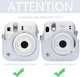 Чохол Fujifilm INSTAX Mini 12/11 Case White білий для фотокамери миттєвого друку Instax Mini 12/11 - зображення 2