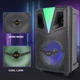 Безпровідна колонка з RGB-підсвічуванням і мікрофоном Sing-e ZQS8157 20W, 3000mAh Чорний 57791 - зображення 10