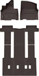 Коврики Weathertech Choco для Kia Carnival (mkIV) 2020→ (не гибрид)(2 ряд - 2 места)(1-2-3 ряд) (WT 4716721-4716723) - изображение 1