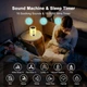 Ночник с Bluetooth-динамиком, 48 цветов, меняющаяся прикроватная лампа с сенсорным управлением Синий - изображение 3